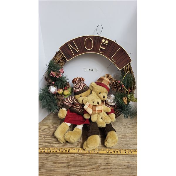 Teddy Bear Wreath