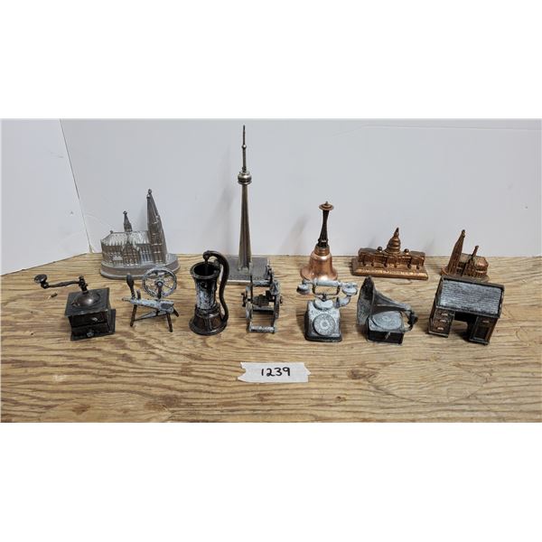 Pencil Sharpeners and Other Misc. Metal Figures