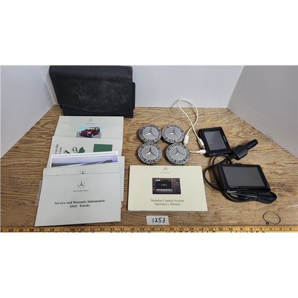 Mercedes Benz Wheel Caps, Owners Manual, and other items
