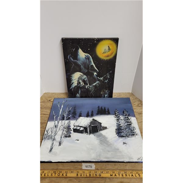 (2) Original Paintings