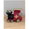 Image 1 : Train Design Music Box (Works) Acts As Liquor Holder (Scotch and Shot Glasses)