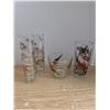 Image 1 : Lot o f Glassware w/ Multiple Bird Designs (Display Glasses, Drinking Glasses, etc.)