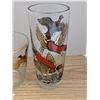 Image 2 : Lot o f Glassware w/ Multiple Bird Designs (Display Glasses, Drinking Glasses, etc.)