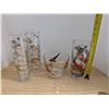 Image 3 : Lot o f Glassware w/ Multiple Bird Designs (Display Glasses, Drinking Glasses, etc.)