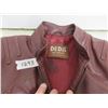 Image 2 : Classic Leather Deda Jacket, Colour Bordeaux, size Medium/Large (excellent condition)