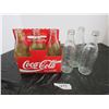 Image 1 : Coke 1989 Carton 6 Bottles and Coke, 2005 Carton 3 Bottles recapped