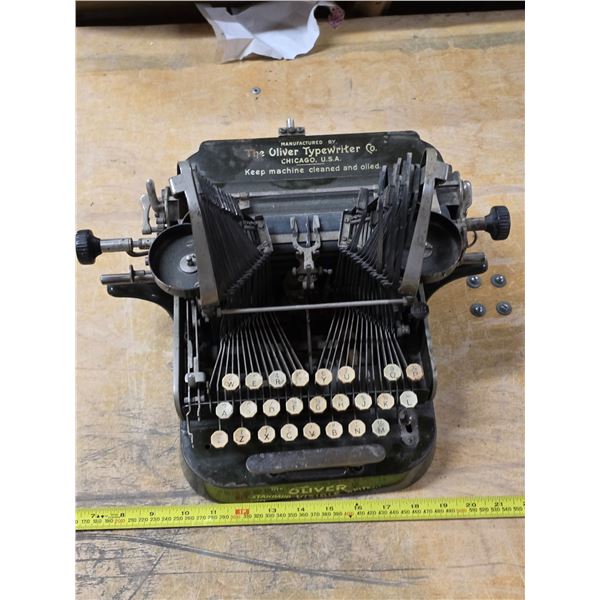 The oliver type writer company- type writer