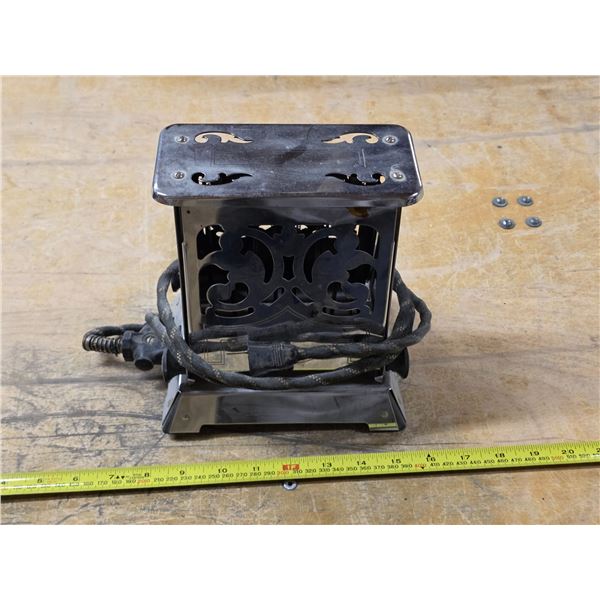 Antique toaster with cord- works