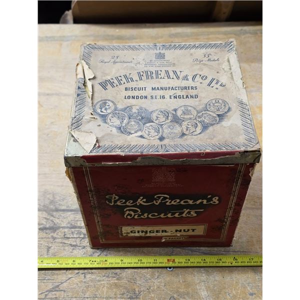 Peek and frean biscuit tin box