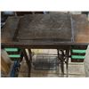 Image 1 : Singer sewing machine and treadle