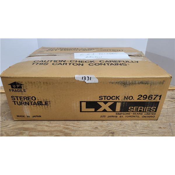 LX1 Series Stereo Turn Table