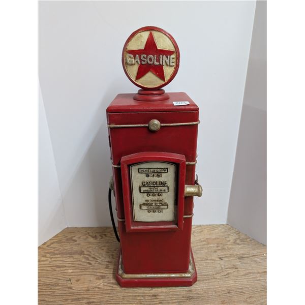 Gasoline Storage Stand/Decor (wood, 20"x8"x7")