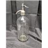 Image 1 : Vintage Glass Glen Wood Carbonated Spring Water Siphon Bottle