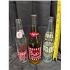 Image 2 : (3) Vintage Pop Bottles (2) Empty (Big Giant Cola/DAD'S ROOT BEER) (1) Sealed (The Pop Shoppe)
