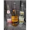 Image 4 : (3) Vintage Pop Bottles (2) Empty (Big Giant Cola/DAD'S ROOT BEER) (1) Sealed (The Pop Shoppe)