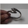 Image 2 : Vintage Dolphin Culf or Bangle Bracelet 925 Silver Weight 34.8g.