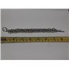 Image 1 : Chunky Chainmail 925 Silver Bracelet Weight 37.7g.