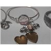Image 3 : (3) Decorative Bracelet and Locket Photo Frame Safety Pin.