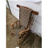 Image 2 : Wood rocking chair with cushions- 20"W by 43"H