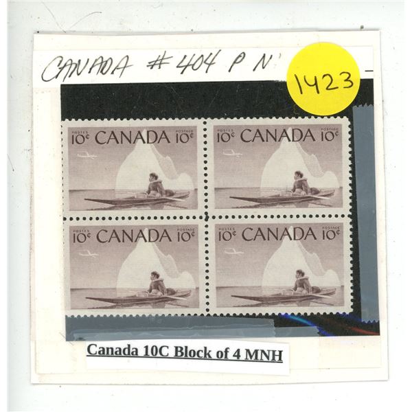 Canada 10C Block of 4 MNH.