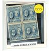Image 1 : Canada 4C Block of 4 MNH.