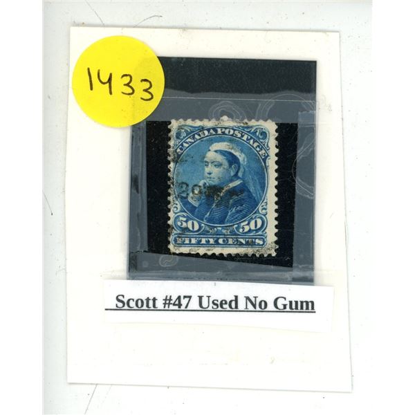 Scott #47 Used No Gum.