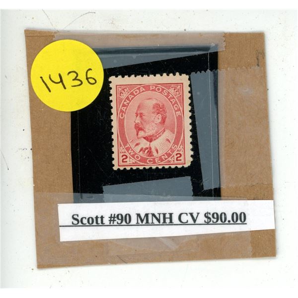 Scott #90 MNH CV $90.00.