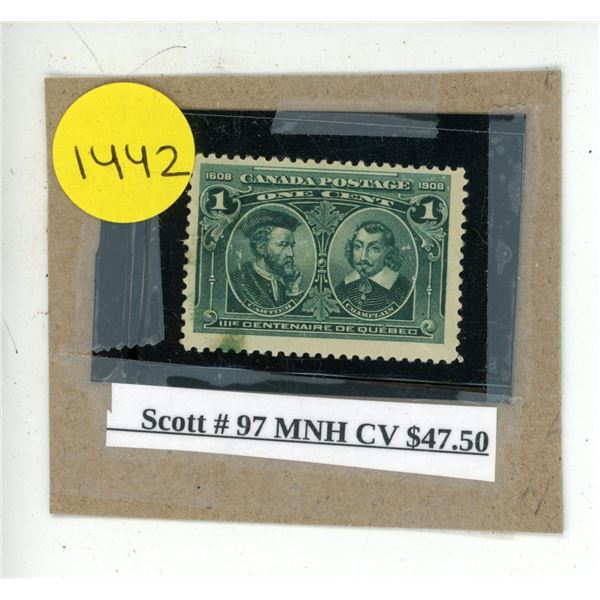Scott #97 MNH CV $47.50.