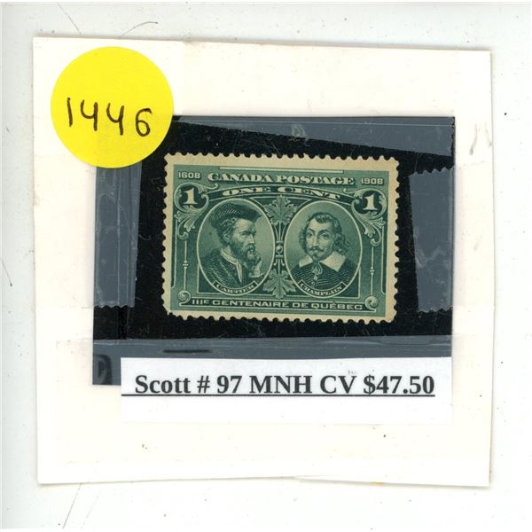 Scott #97 MNH CV $47.50.