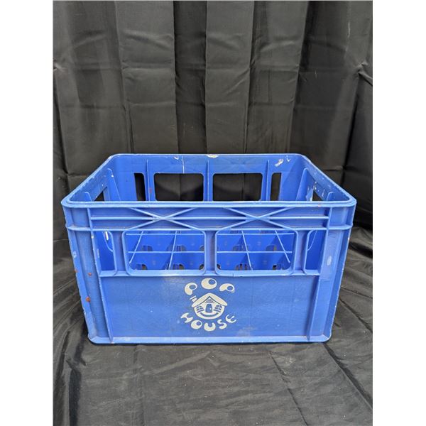 Vintage Pop House Plastic pop Crate 10"x16"x11"