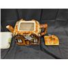 Image 4 : Cottage Themed Teapot England and Tea Light Holder