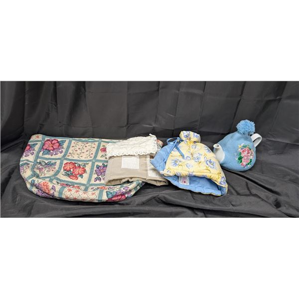 Teapot Cozies plus Teapot and Toaster Cozie - 4 pieces