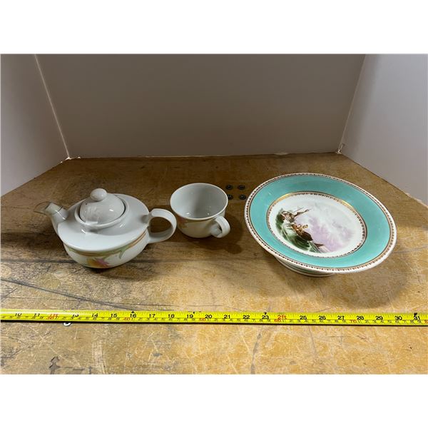 Tea Set and Serving Platter