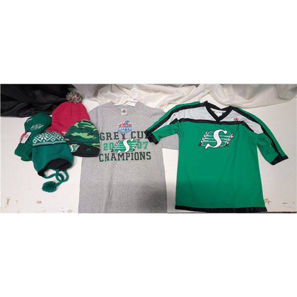 Saskatchewan Rough Rider Gear - Like New - 6 pieces