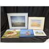 Image 1 : 3 Saskatchewan Evelvator Original Paintings + 1 Professionally Framed Photo 16x19inch + 1 Profession
