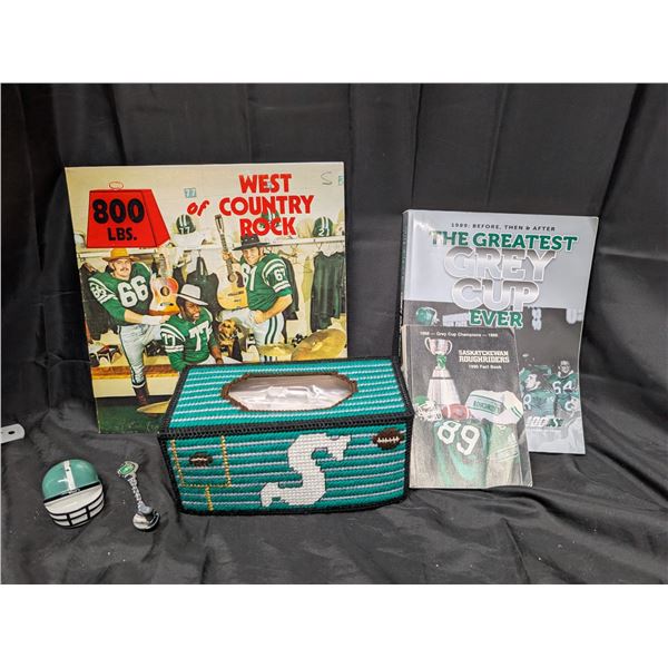 7 Cat items - plush, art 11x14 inch, trinket basket, etc