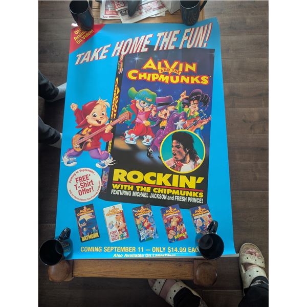 Vintage Movie Poster -Alvin and the chipmunks