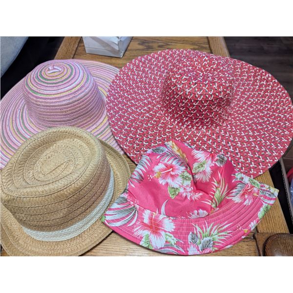 Lot of misc. gardening hats
