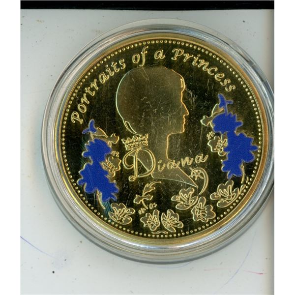 portrait of a princess princess dianna memorian coin