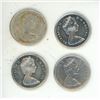 Image 2 : (4) 1967 Canada Silver 25 Cents.