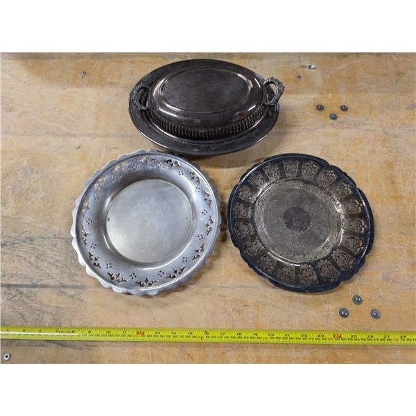 Electroplated sopper trays