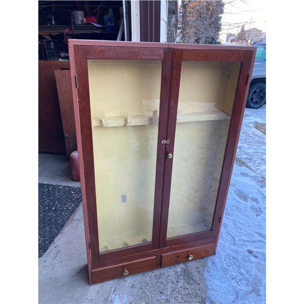 Display cabinet- 35" by 7" by 55"H