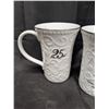 Image 3 : Adeline Porcellana Fine Cups "25th Anniversary" w/ Original Box