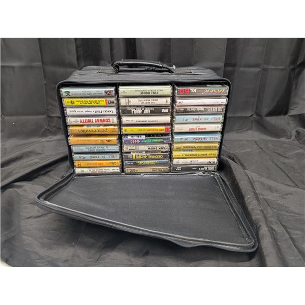 Carry Bag Full of Cassette Tapes