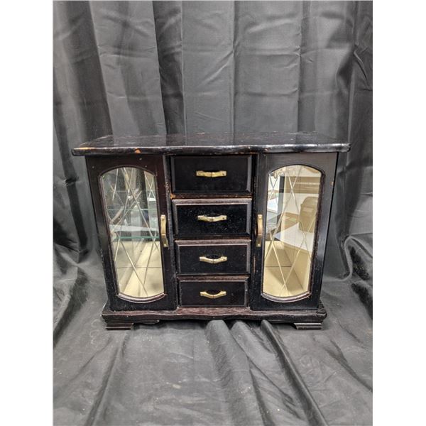 Vintage Jewelry Box/Musical Box (works) 12"x6"x14"