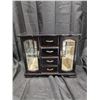Image 1 : Vintage Jewelry Box/Musical Box (works) 12"x6"x14"