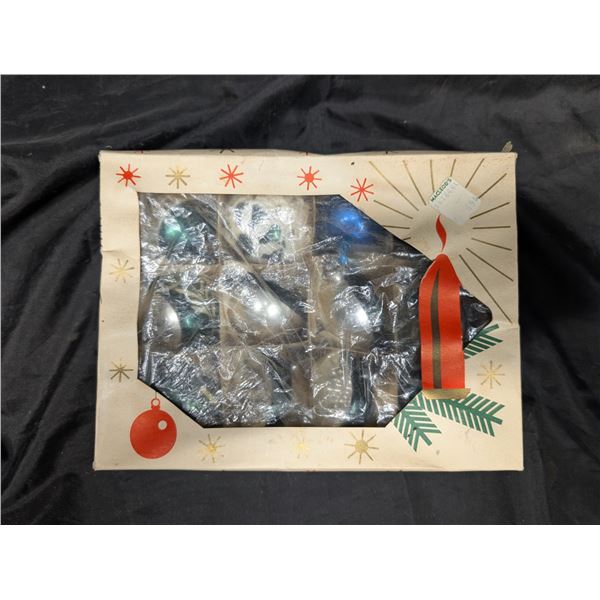 Box of Vintage Ornaments w/ Original Box