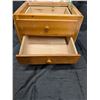 Image 5 : 10"x10"x12" Rolling Storage Stool w/ (2) drawers and Cushion