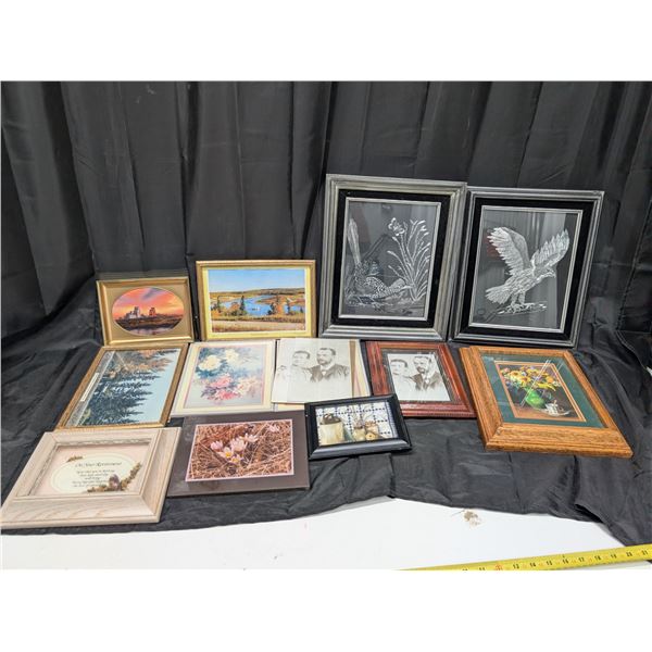 Lot of Framed Pictures (Variety Frames and etc.)