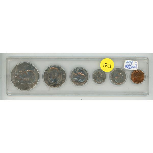 1974 U.S.A Uncirculated Coin Set.